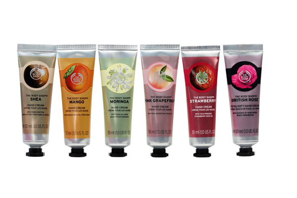 3,the body shop护手霜