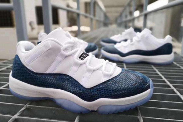 aj11蓝蛇真假对比