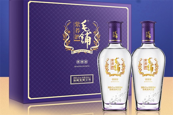 毛鋪紫蕎酒42度市面多少錢一瓶