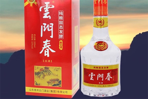 云门春50度浓香型白酒图片