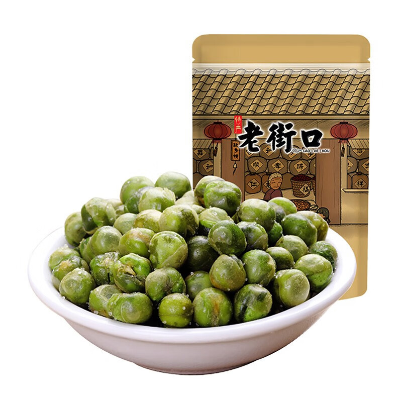 老街口 蒜香味青豆200g