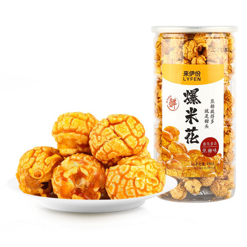 来伊份 焦糖味爆米花180g