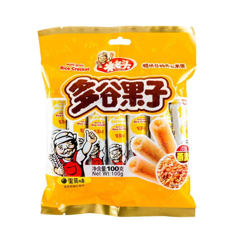 米老头 蛋黄味多谷果子100g