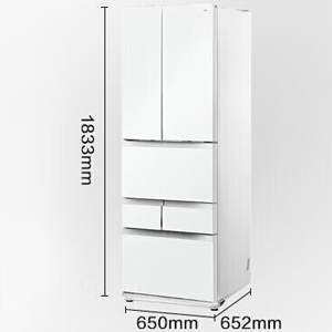 东芝 日式多门大容量家用冰箱 456l