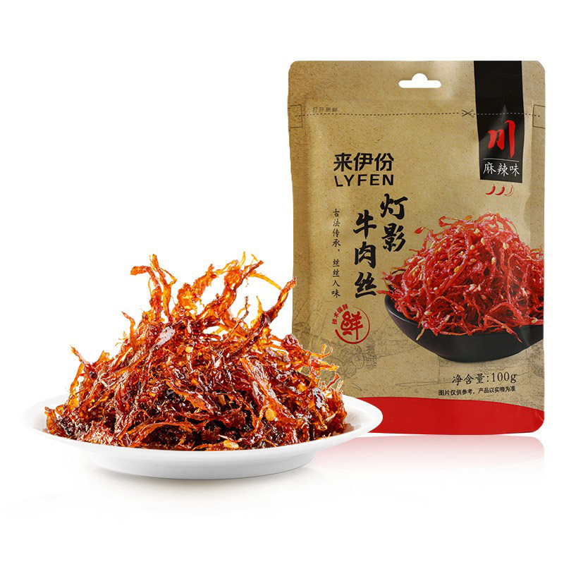 来伊份 灯影牛肉丝100g