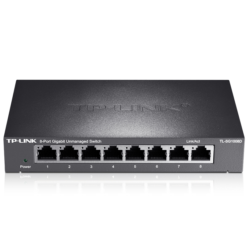 TP-LINK 8口千兆交换机 TL-SG1008D