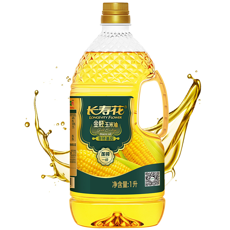 長壽花 金胚玉米油1L