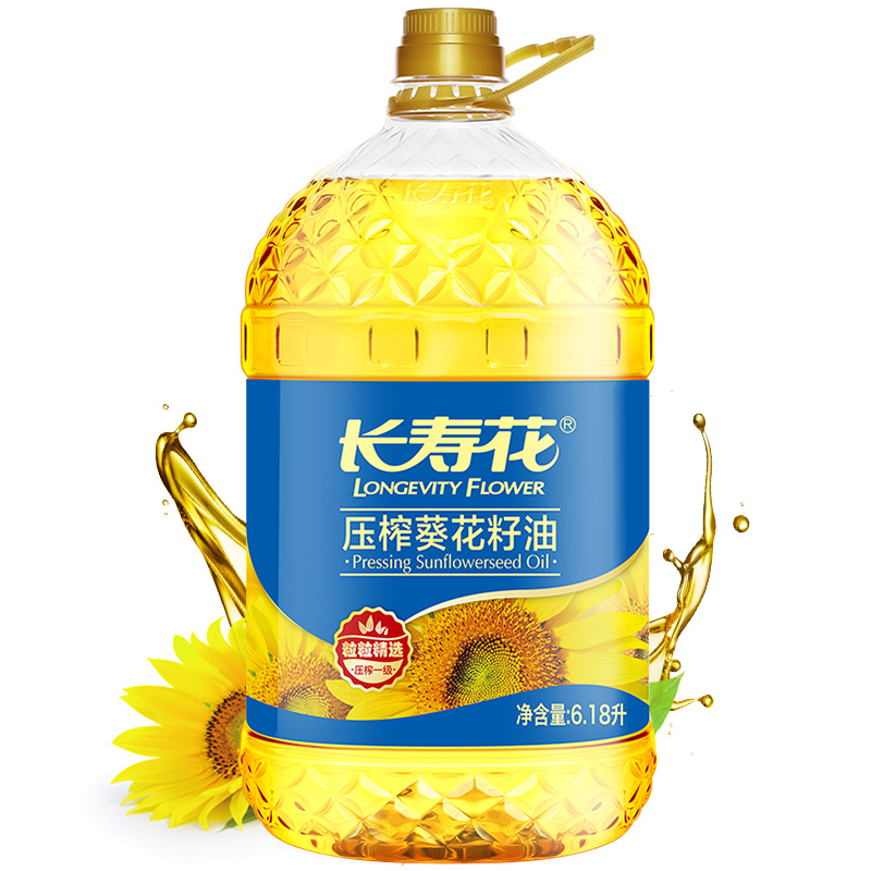 長(zhǎng)壽花 葵花籽油 6.18L