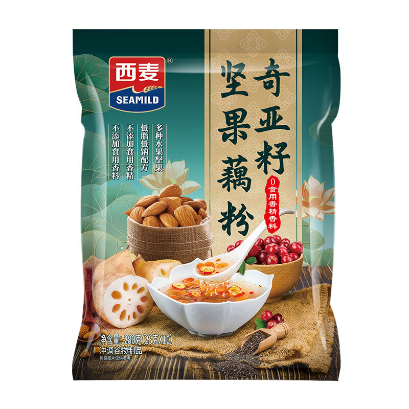 西麥 奇亞籽堅果藕粉280g