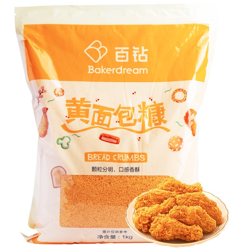 百钻 黄面包糠1kg