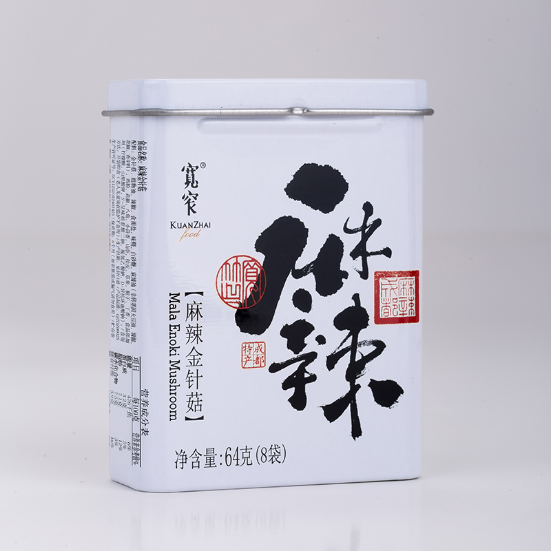 宽窄 香辣红油金针菇64g