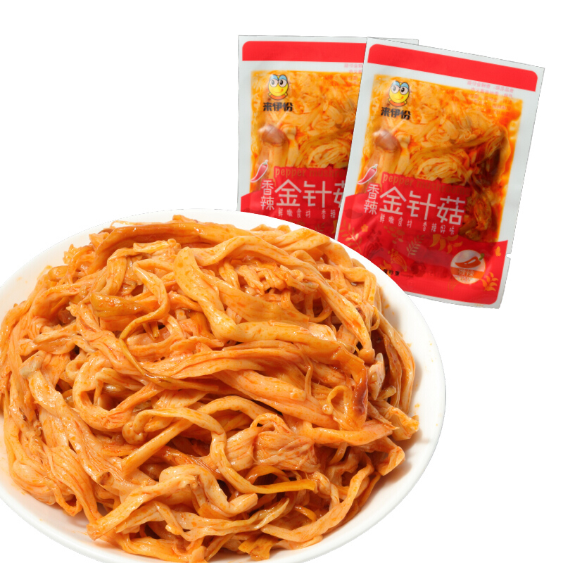 来伊份 香辣金针菇500g