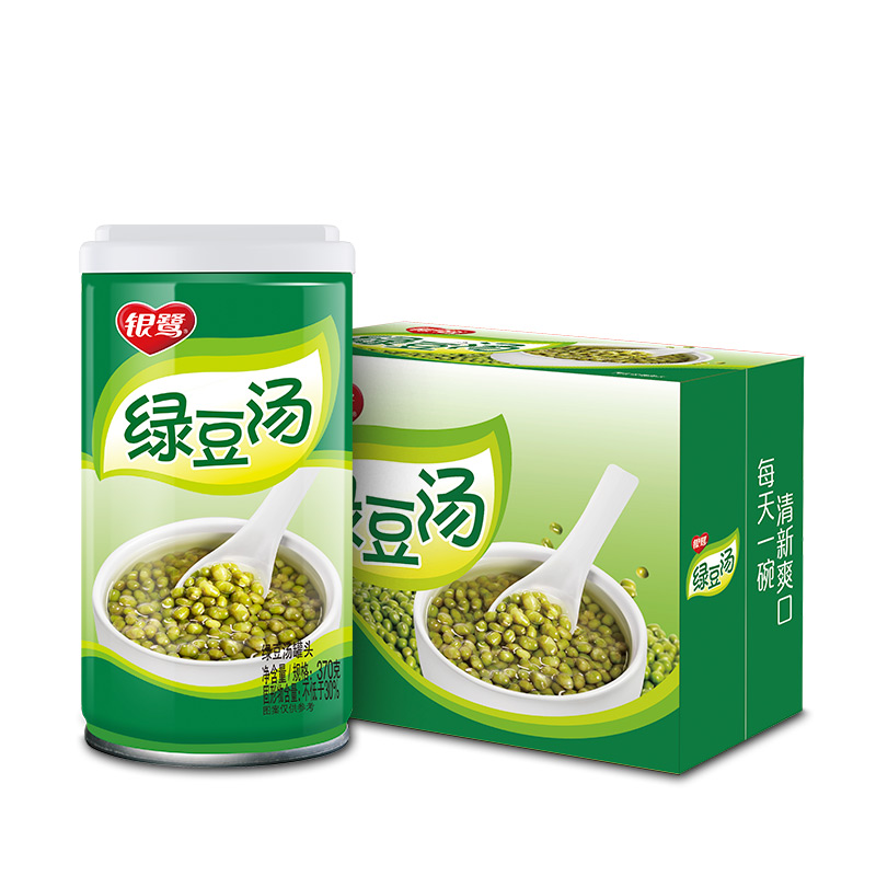 银鹭 绿豆汤370g*12