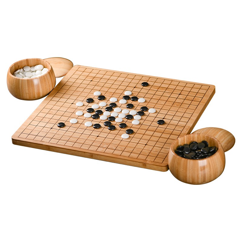 寻弈 楠竹棋盘围棋套装