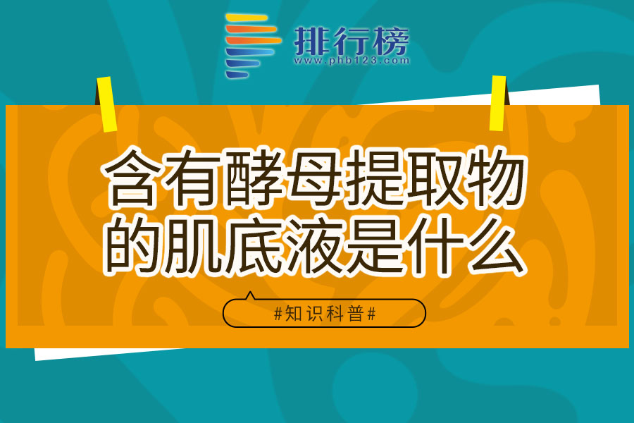 含有酵母提取物的肌底液是什么